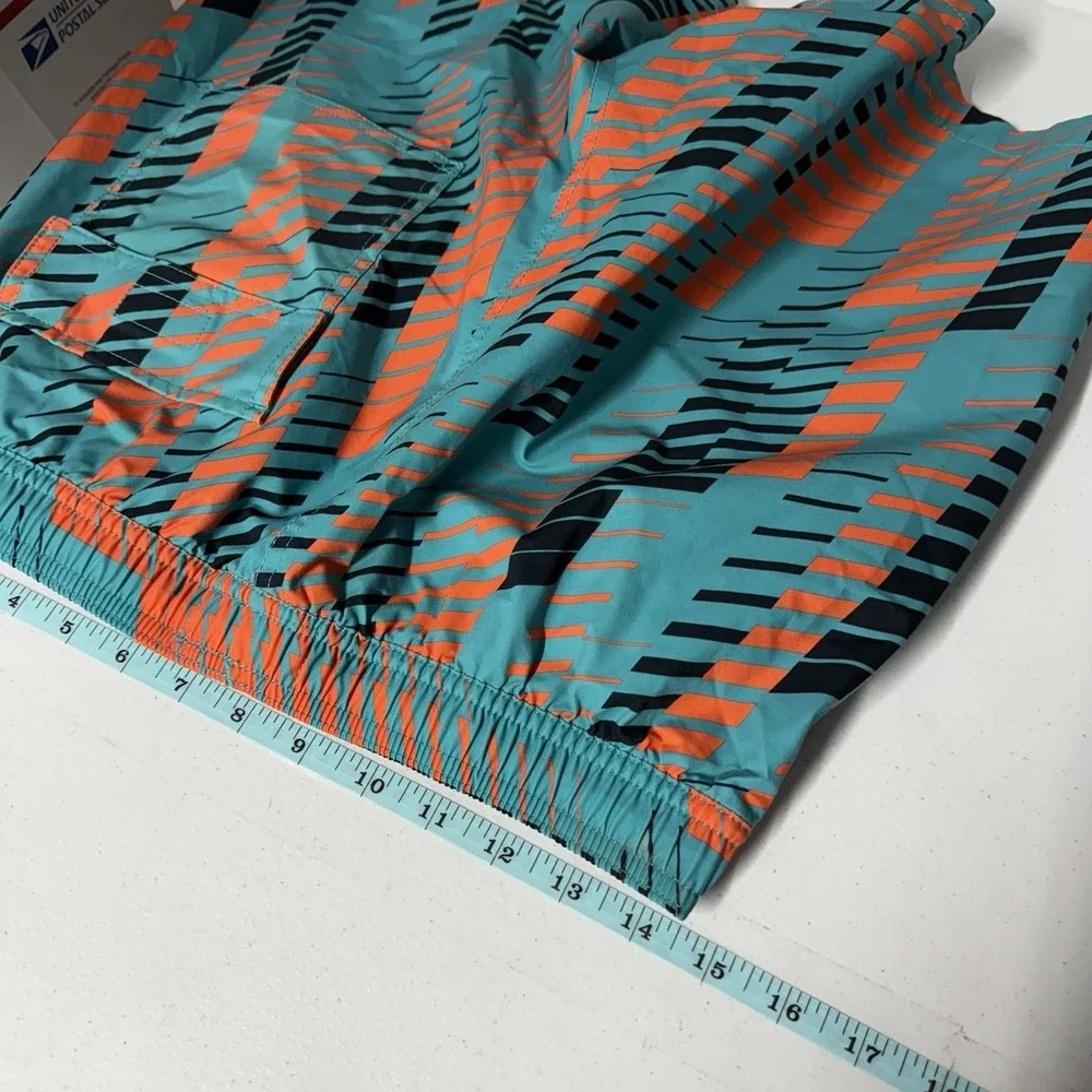 Psycho Bunny‎ Mens Swim Trunks Miami Teal Small All Over Print
